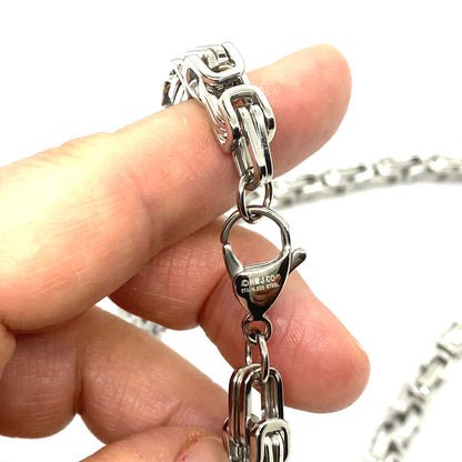 BYZ7M BYZ CHAIN SILVER 7MM