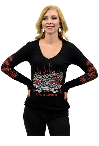 Liberty Wear Live It, Love It Long Sleeve Top