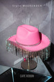 Weekender Rhinestone Fringe Trim Cowboy/Cowgirl Hat