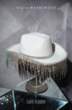 Weekender Rhinestone Fringe Trim Cowboy/Cowgirl Hat