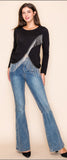 Vocal Fringe Flair Fall Sweater