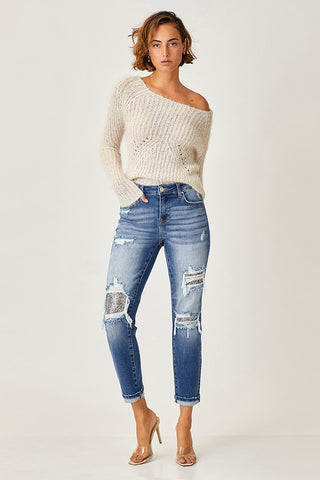 Risen Sparkle Crush Jeans