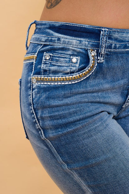 Rodeo Blessed Sparkle Flare Jeans