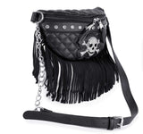 Fringed Skull Front Crossbody Sling