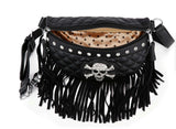 Fringed Skull Front Crossbody Sling