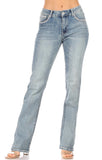 Desired Angel Rhinestone Bootcut Jeans