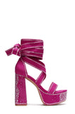 Rozalie Rocks Strappy Rhinestone Heels