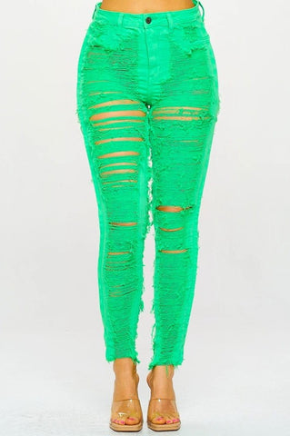 Shamrock Shredder Ripped Jeans