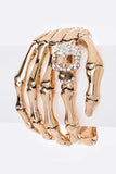 Skull Sparkle Cuff Bangle