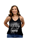 Liberty Wear Cowgirls Rodeo Racerback Tank