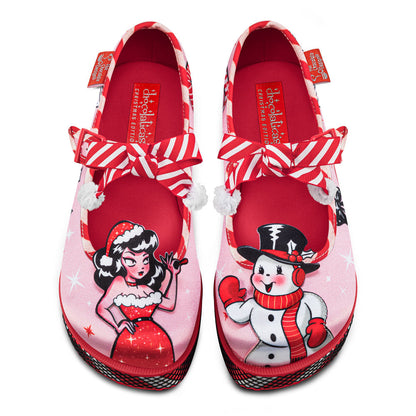 Betty Claus Women's Mary Jane Platforms