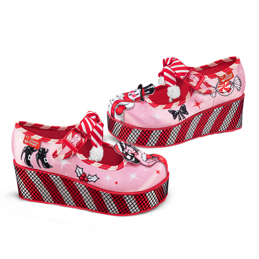 Betty Claus Women's Mary Jane Platforms
