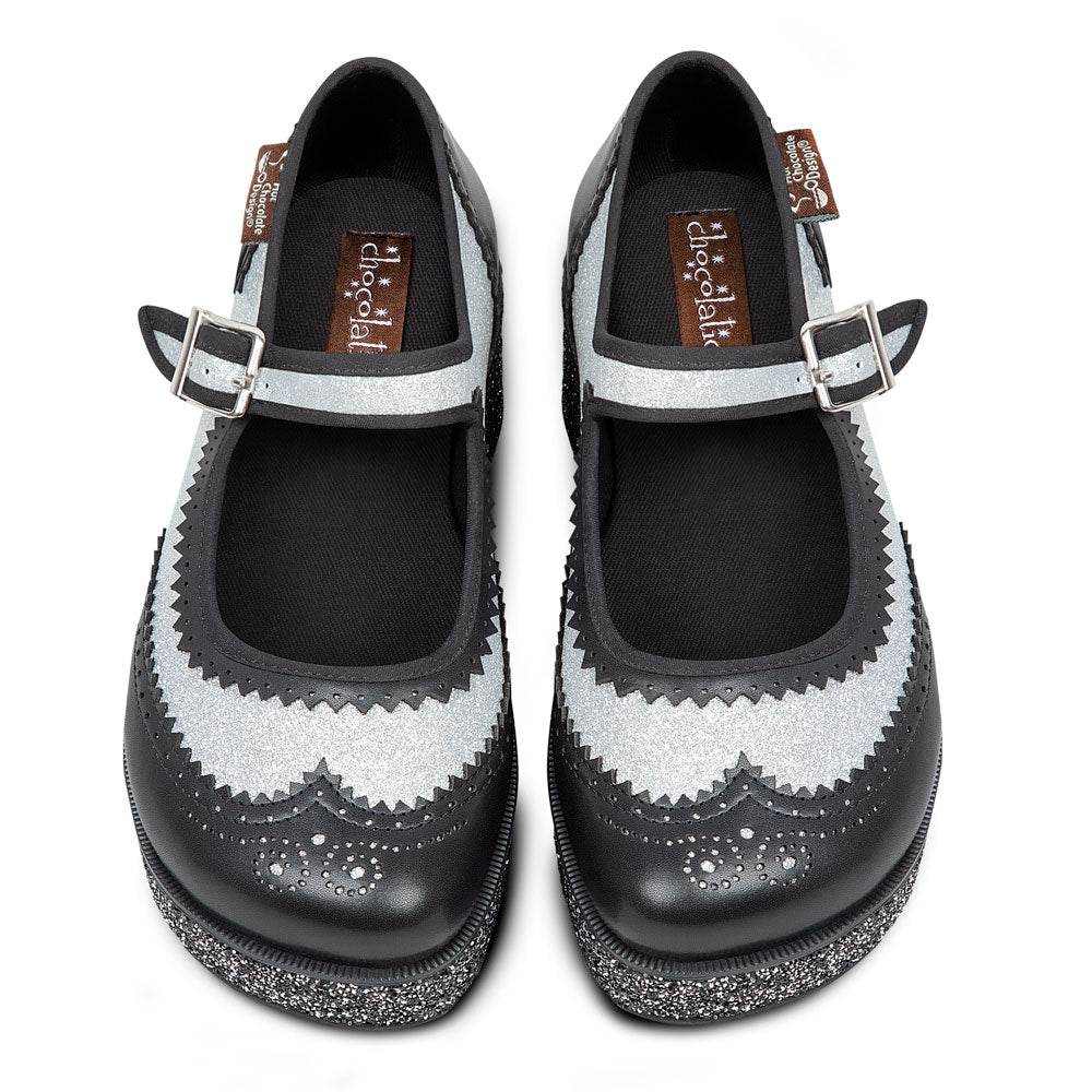 Havana Glitter Women's Mary Jane Platforms
