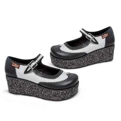 Havana Glitter Women's Mary Jane Platforms