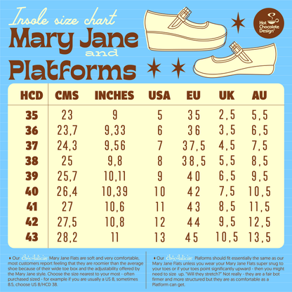 Chocolaticas® Nightmare 2 Women's Mary Jane Platform