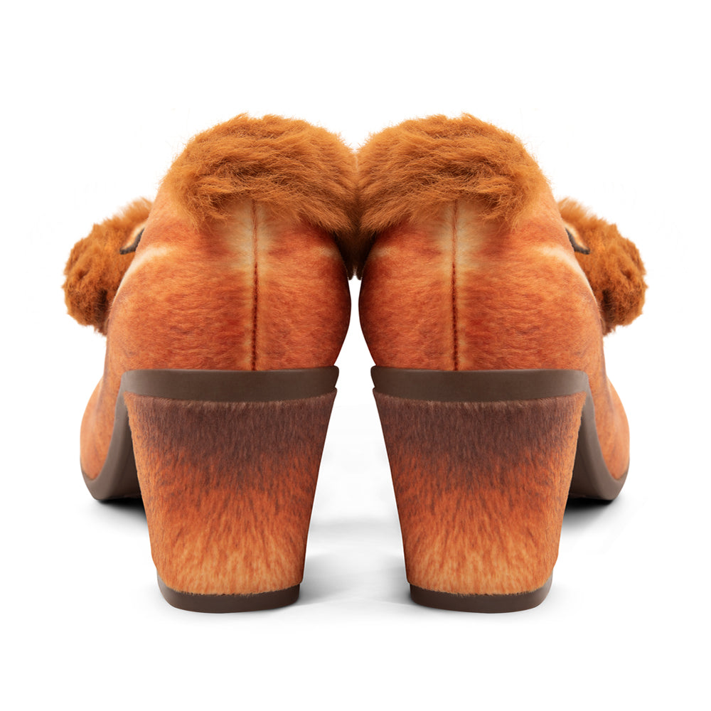 Nutty Cheeks Women's Mary Jane Mid Heels