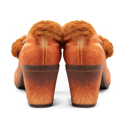 Nutty Cheeks Women's Mary Jane Mid Heels