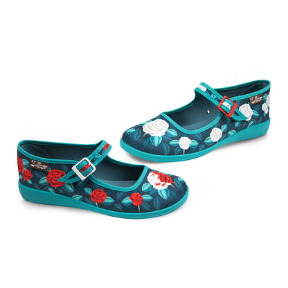 Paint The Roses Red  Women's Mary Jane Flats