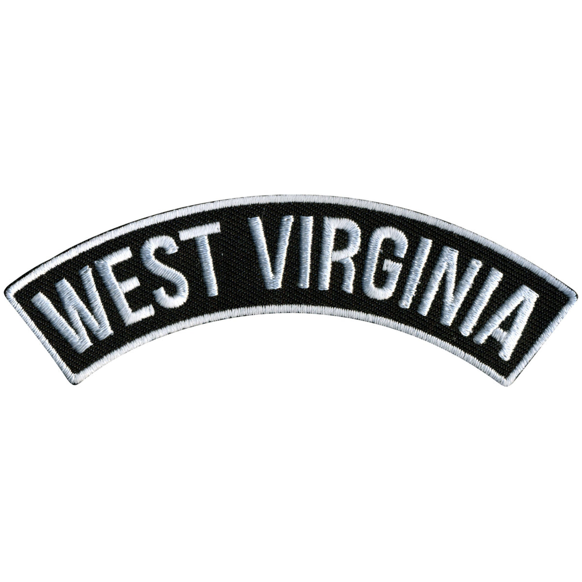 Hot Leathers West Virginia 4” X 1” Top Rocker Patch – Pixies Lounge Online