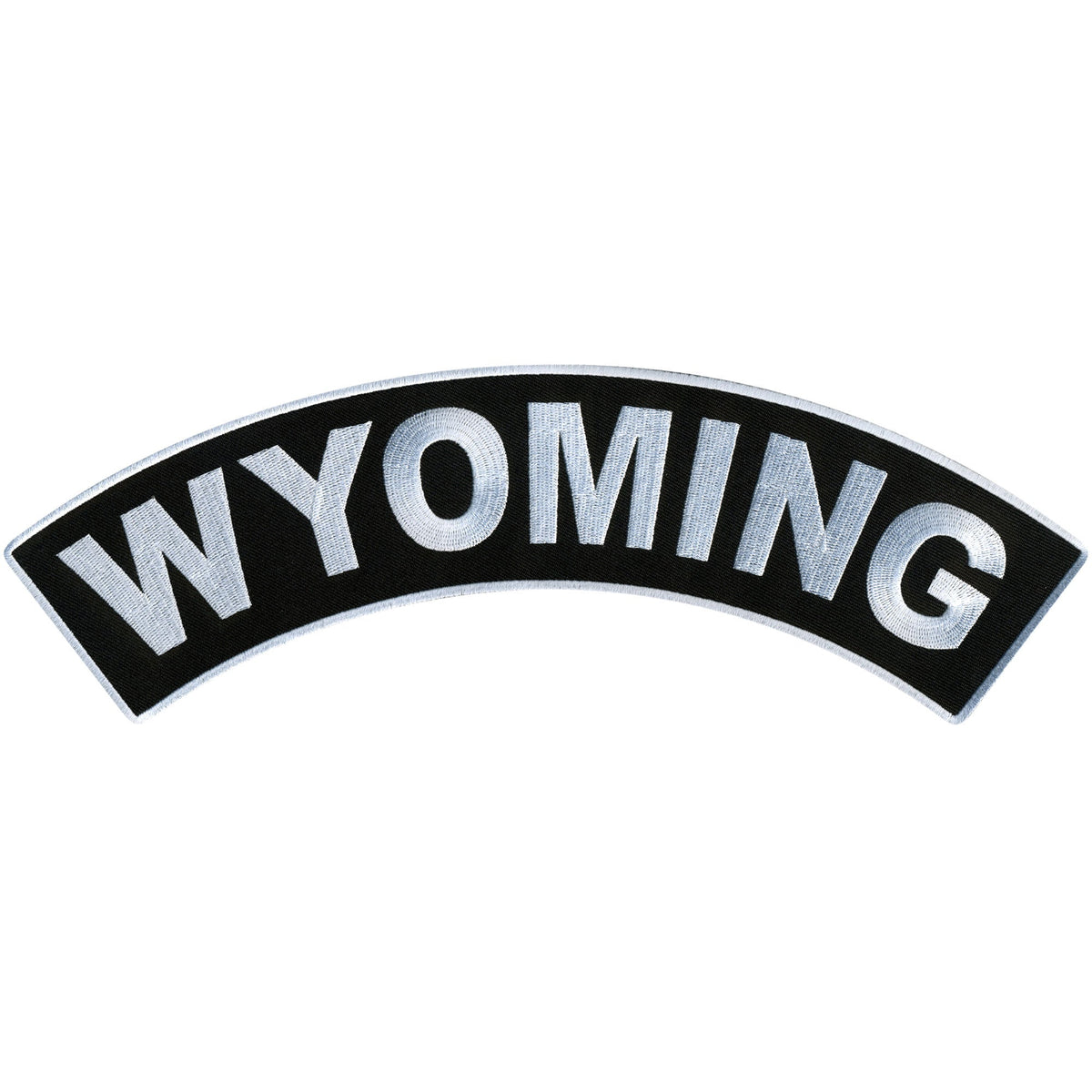 Hot Leathers Wyoming 12” X 3” Top Rocker Patch – Pixies Lounge Online