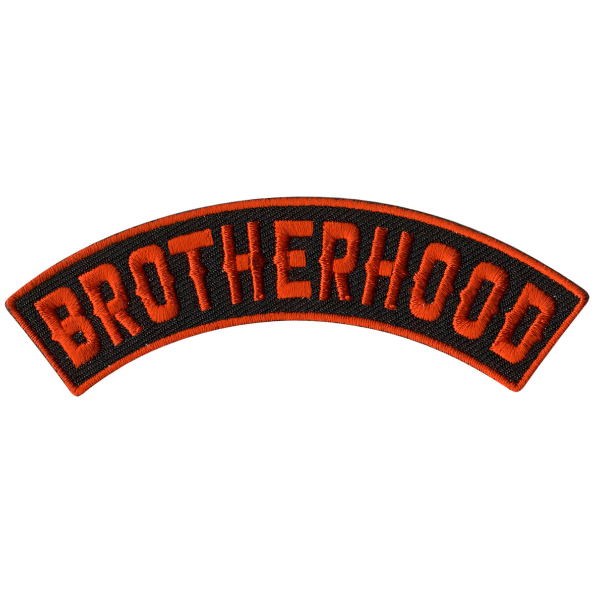 Brotherhood Rocker Patch Hot Leathers Brotherhood 4” X 1” Top Rocker Patch – Pixies Lounge Online