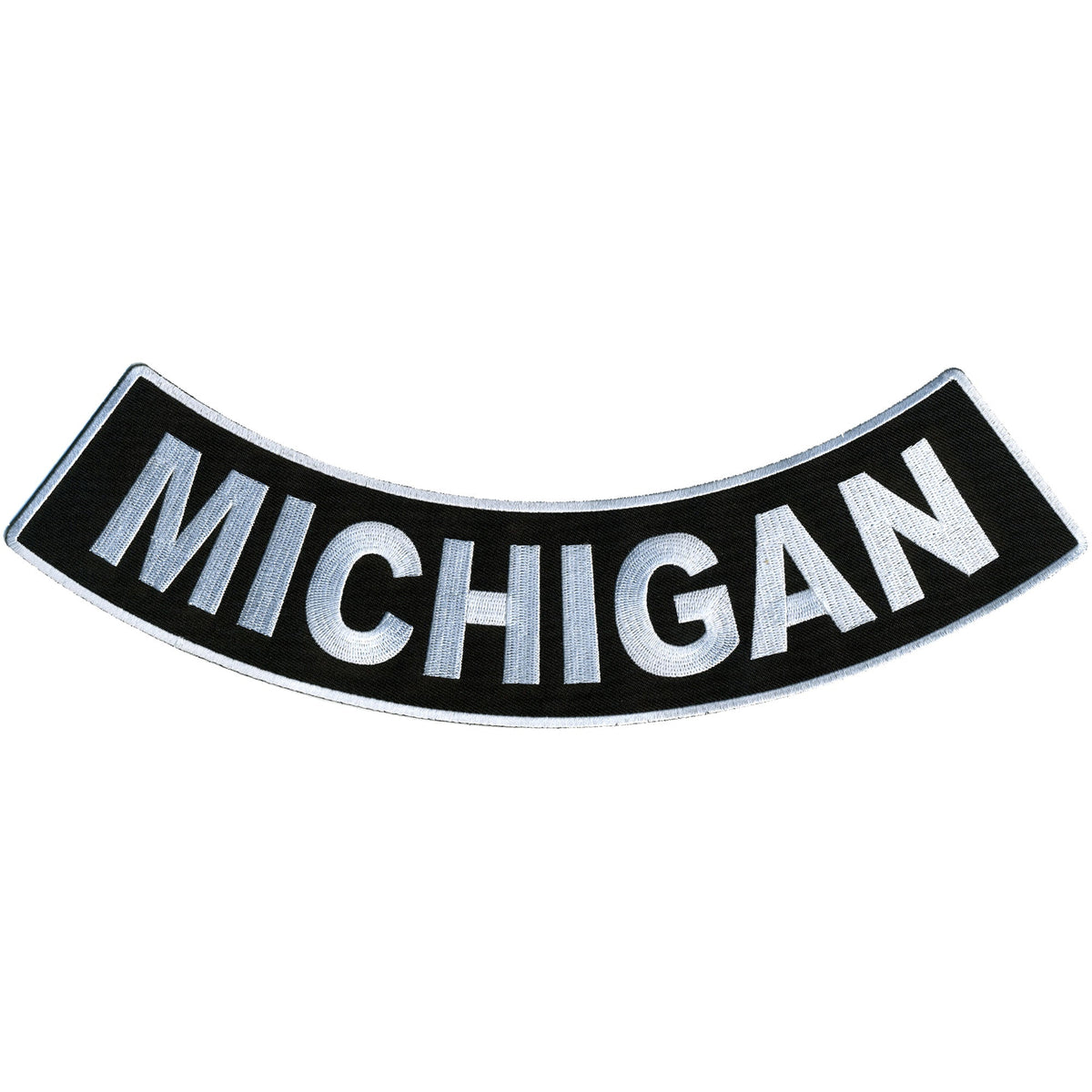 Detroit Bottom Rocker Patch Hot Leathers Michigan 12” X 3” Bottom Rocker Patch – Pixies Lounge Online
