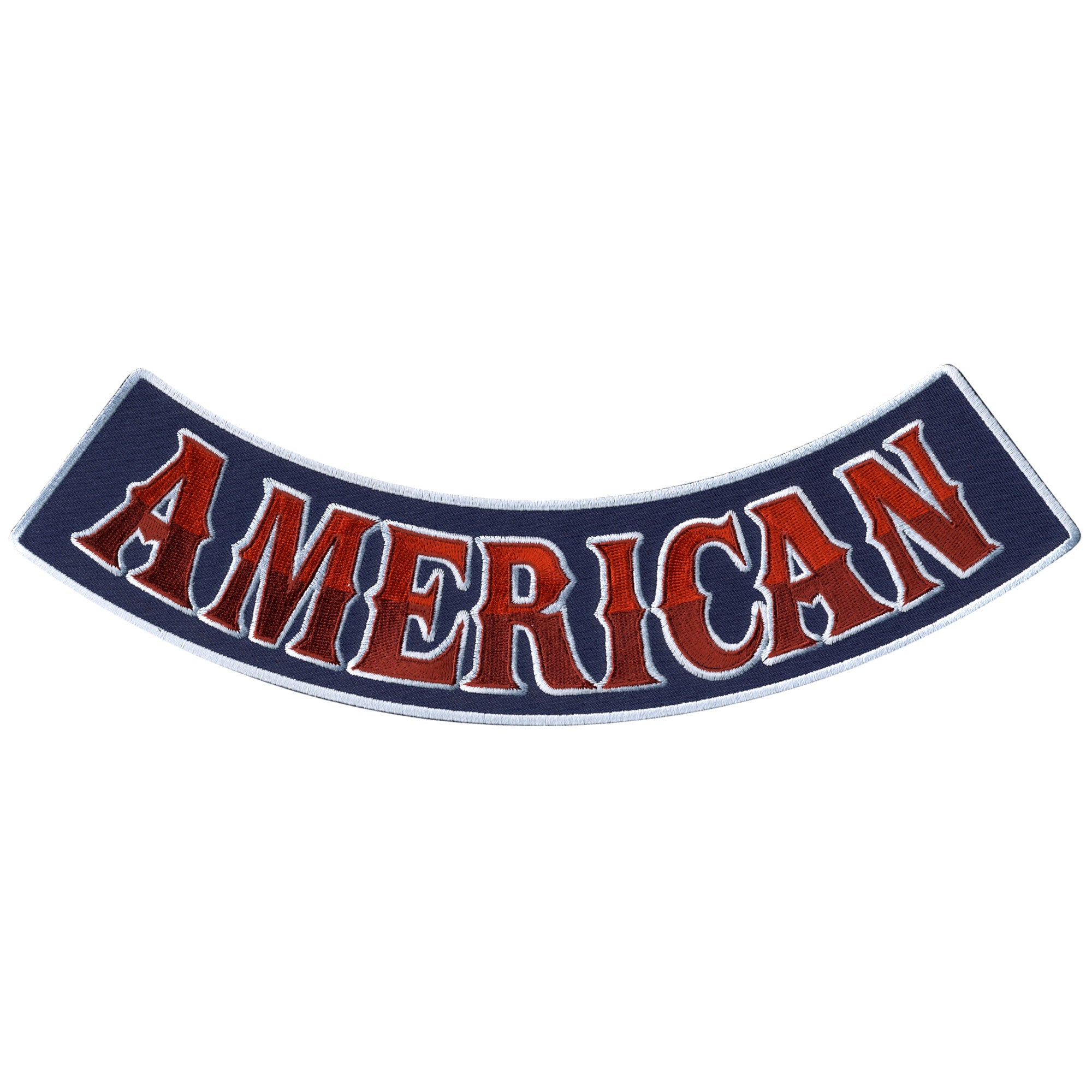 American Rocker Pattern Hot Leathers American 12” X 3” Bottom Rocker Patch – Pixies Lounge Online
