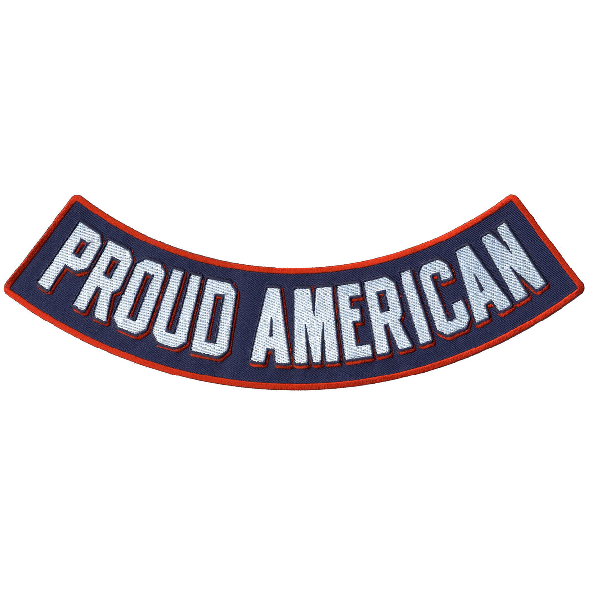 Bottom Rocker Patch Clear Hot Leathers Proud American 12