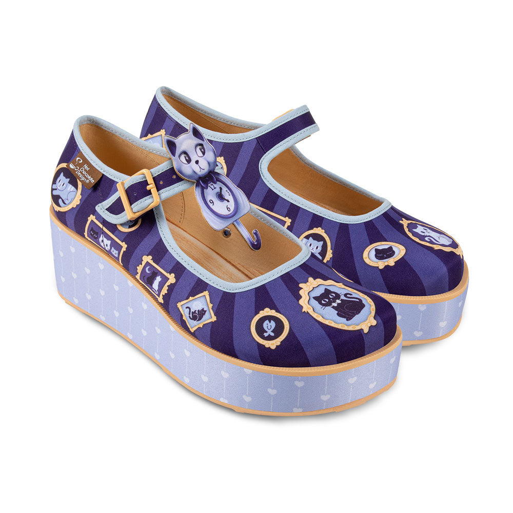 Purrfect Time Women's Mary Jane Platforms