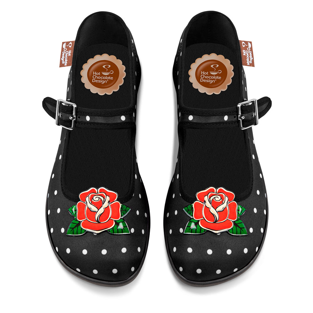 Rockabilly Women's Mary Jane Flats