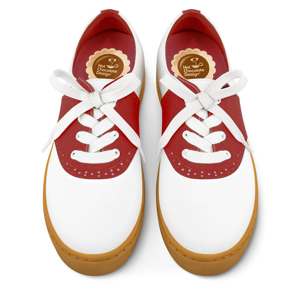 Saddle Red Women's Casual Sneakers