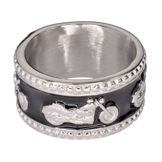 SK1727 Motorcycle Bike Ring Stainless Steel Ladies Motorcycle Biker Jewelry