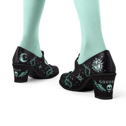 Spirit Board Women's Mary Jane Mid Heels