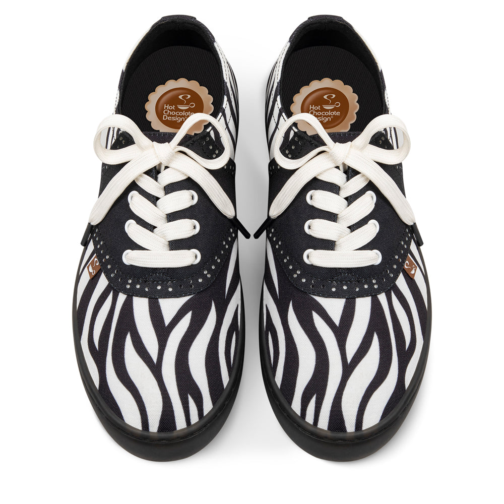 Saddle Zebra Women's Casual Sneakers
