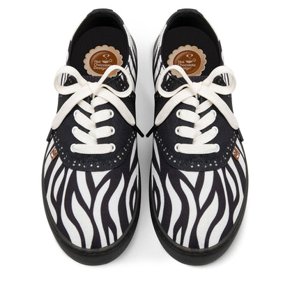 Saddle Zebra Women's Casual Sneakers