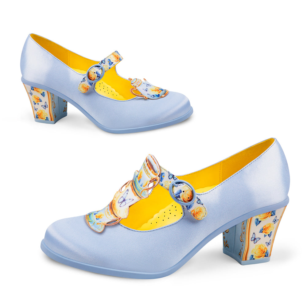 Tea Party Women's Mary Jane Mid Heels
