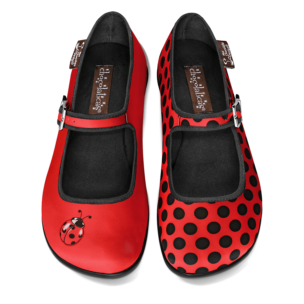 Ladybug Women's Mary Jane Flats
