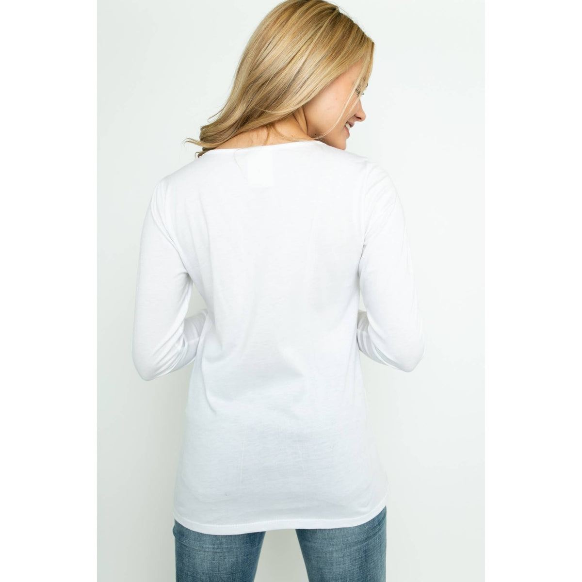 LONG SLEEVE TOP WITH EAGLE WITH WINGS