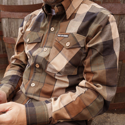 Hot Leathers Men's 'Sidewinder' Multi/Color Cotton Flannel Shirt - Button Front - Riding/Casual/ Work Wear - FLM2013