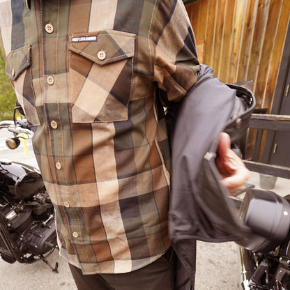 Hot Leathers Men's 'Sidewinder' Multi/Color Cotton Flannel Shirt - Button Front - Riding/Casual/ Work Wear - FLM2013