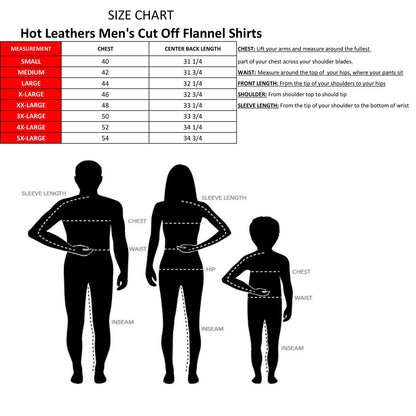 Hot Leathers Men's 'Hellfire' Black/Red Cotton Flannel Shirt - Button Front - Riding/Casual/ Work Wear - FLM5001