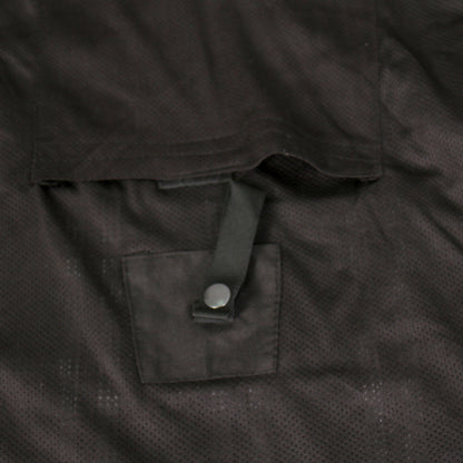 Hot Leathers Men's 'Road Wolf' White/Black Cotton Flannel Shirt - Button Front - Riding Protective Wear - JKM3002