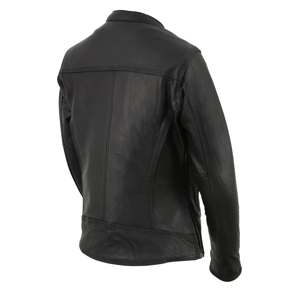 Milwaukee Leather MLL2552 Women's Premium Black Leather Motorcycle Rider Jacket w/ Cool-Tec Leather Treatement