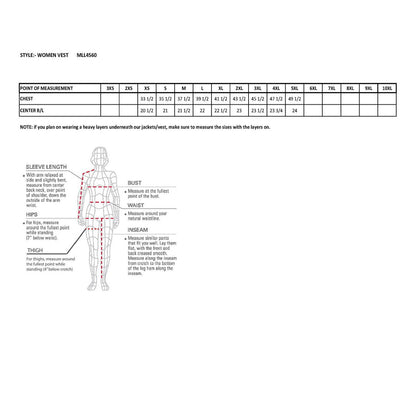 Milwaukee Leather MLL4560 Women's Black Premium Leather Classic Braided Side Lace Deep V-Neck Motorcycle Rider Vest