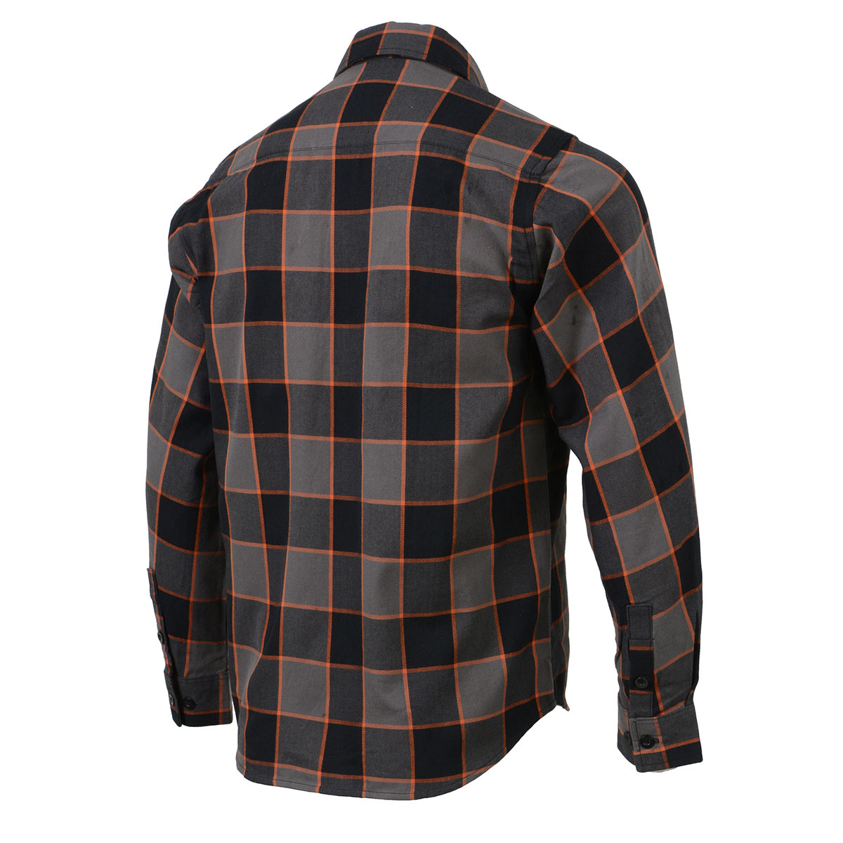 Milwaukee Leather Men's 'Yukon' Mult/Color Long Sleeve Flannel - Cotton Button Up Shirt - MNG11648