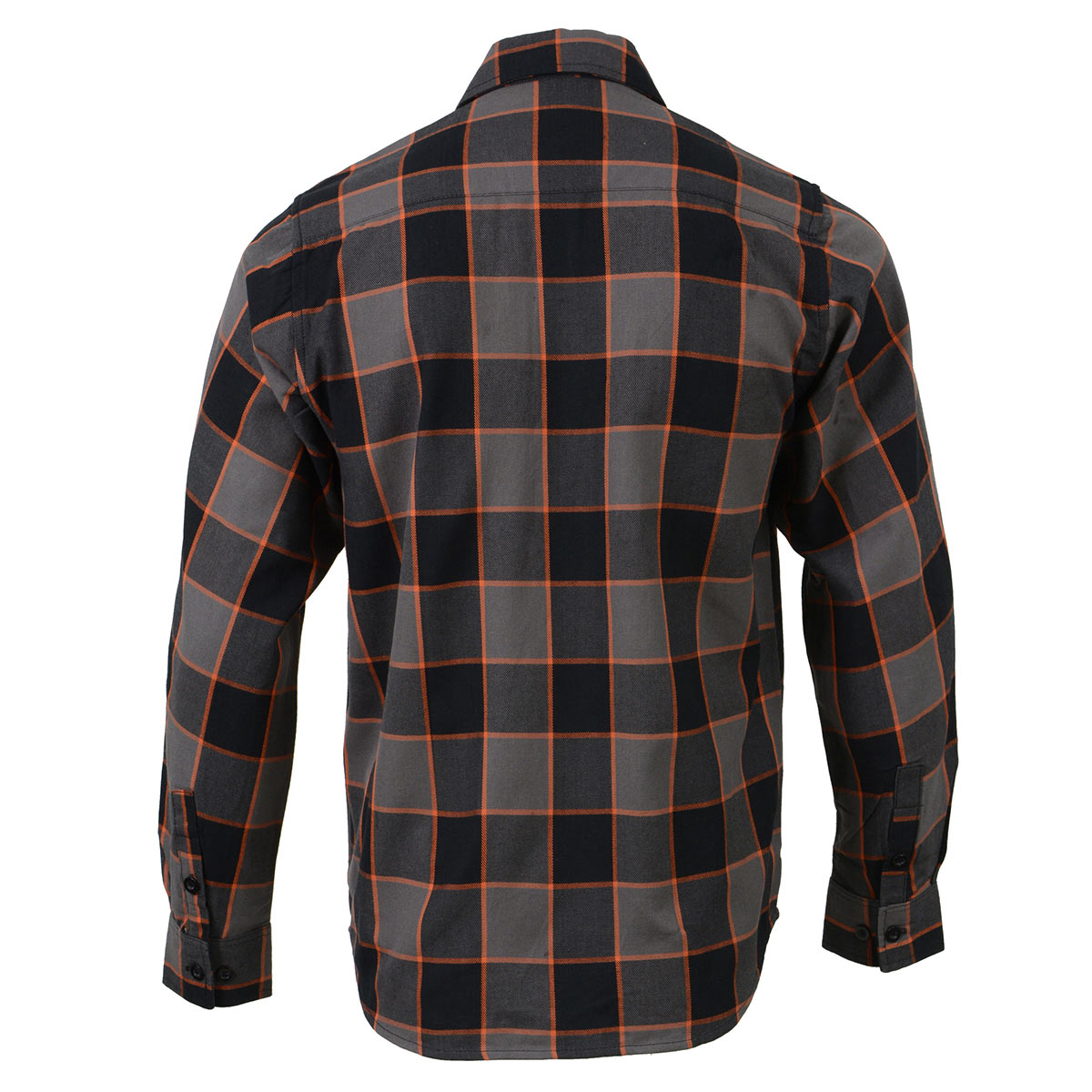 Milwaukee Leather Men's 'Yukon' Mult/Color Long Sleeve Flannel - Cotton Button Up Shirt - MNG11648
