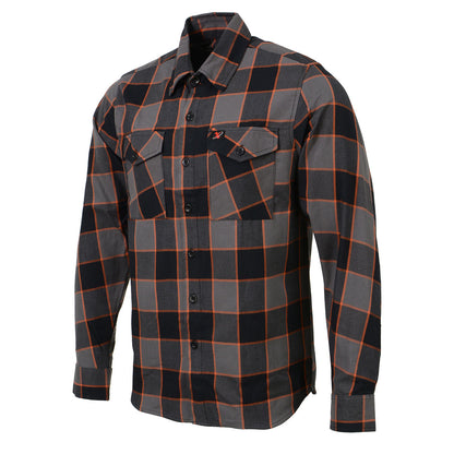 Milwaukee Leather Men's 'Yukon' Mult/Color Long Sleeve Flannel - Cotton Button Up Shirt - MNG11648