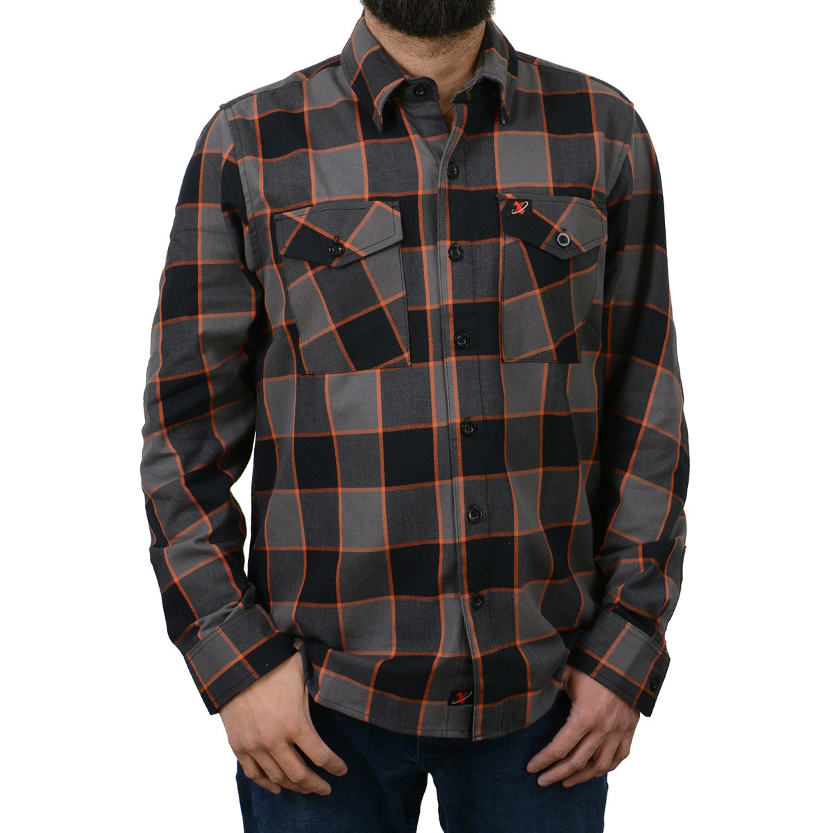 Milwaukee Leather Men's 'Yukon' Mult/Color Long Sleeve Flannel - Cotton Button Up Shirt - MNG11648