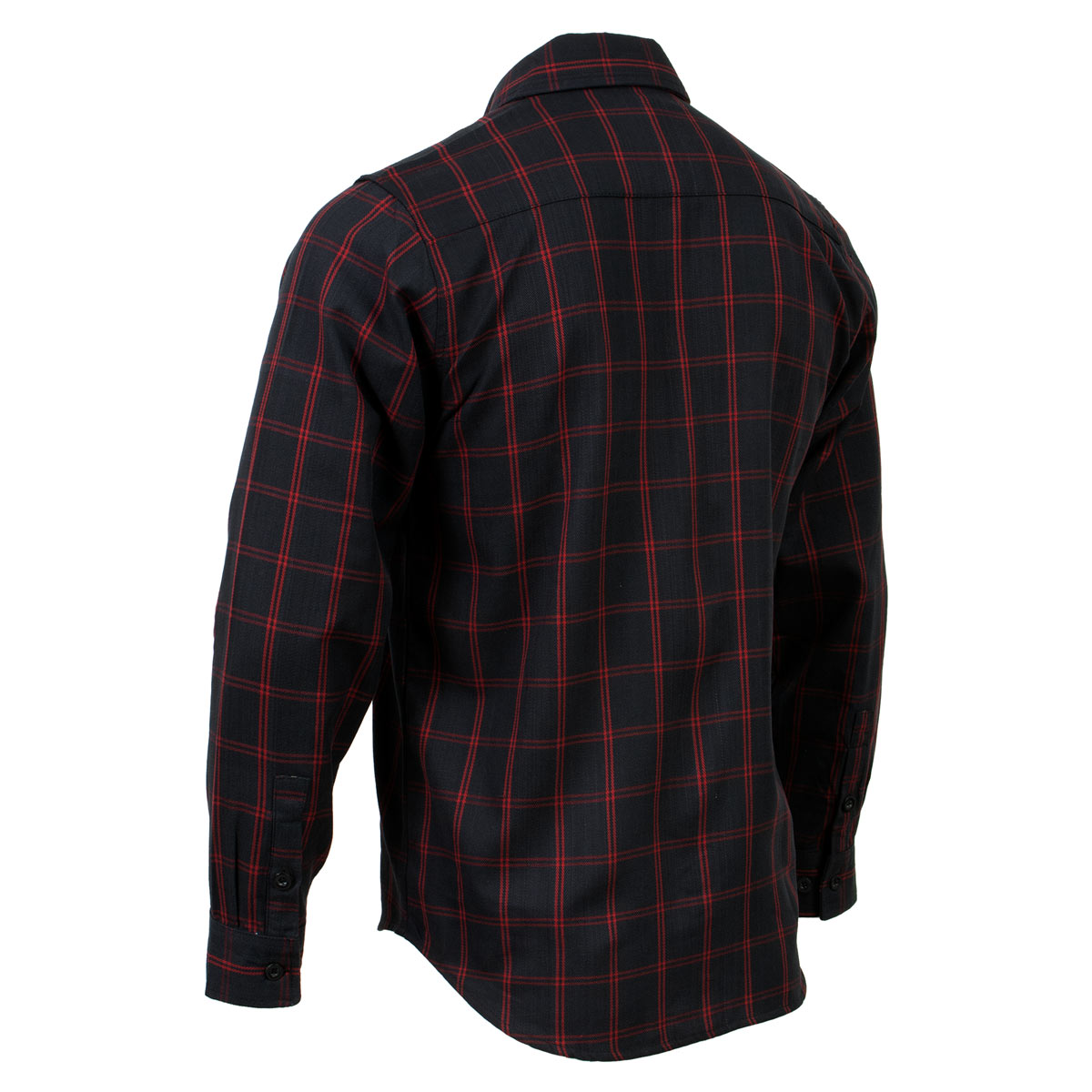 Milwaukee Leather Men's 'Blackhawk' Mult/Color Long Sleeve Flannel - Cotton Button Up Shirt - MNG11665