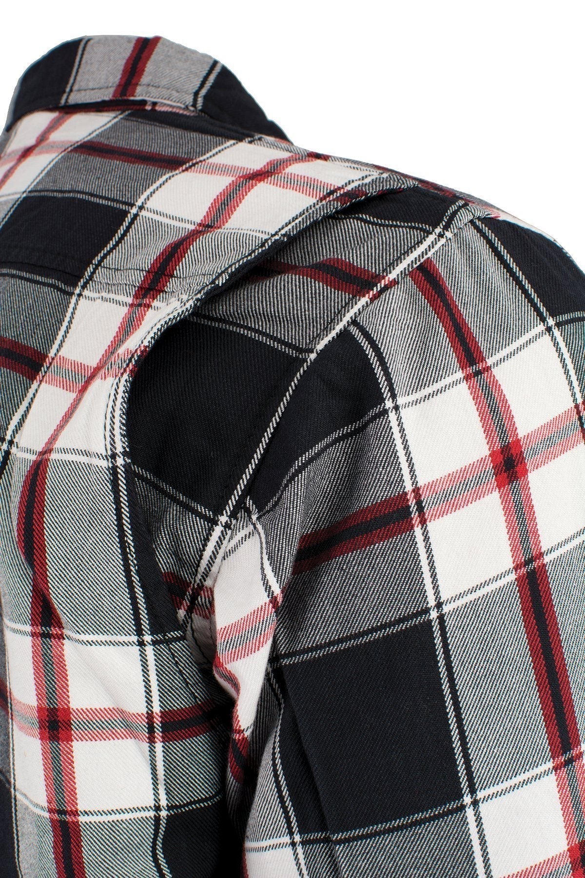 Milwaukee Leather Men's Whistler Multi/Color CE Armored Flannel Shirt with Aramid Reinforced Zones - MPM1625